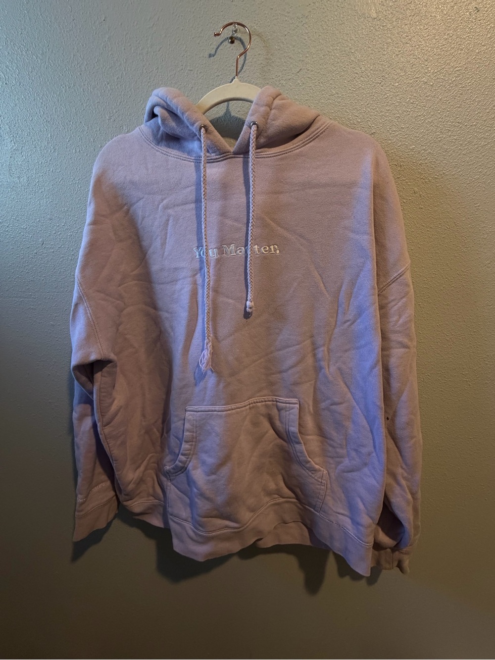 Demetrius Harmon “You Matter.” Lavender Embroidered Hoodie 💜